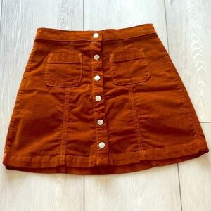 Urban Outfitters Suede Skirt